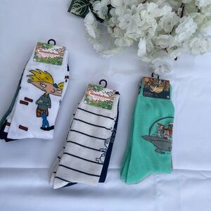 Nickelodeon Men's Cartoon Socks - Multi-Color